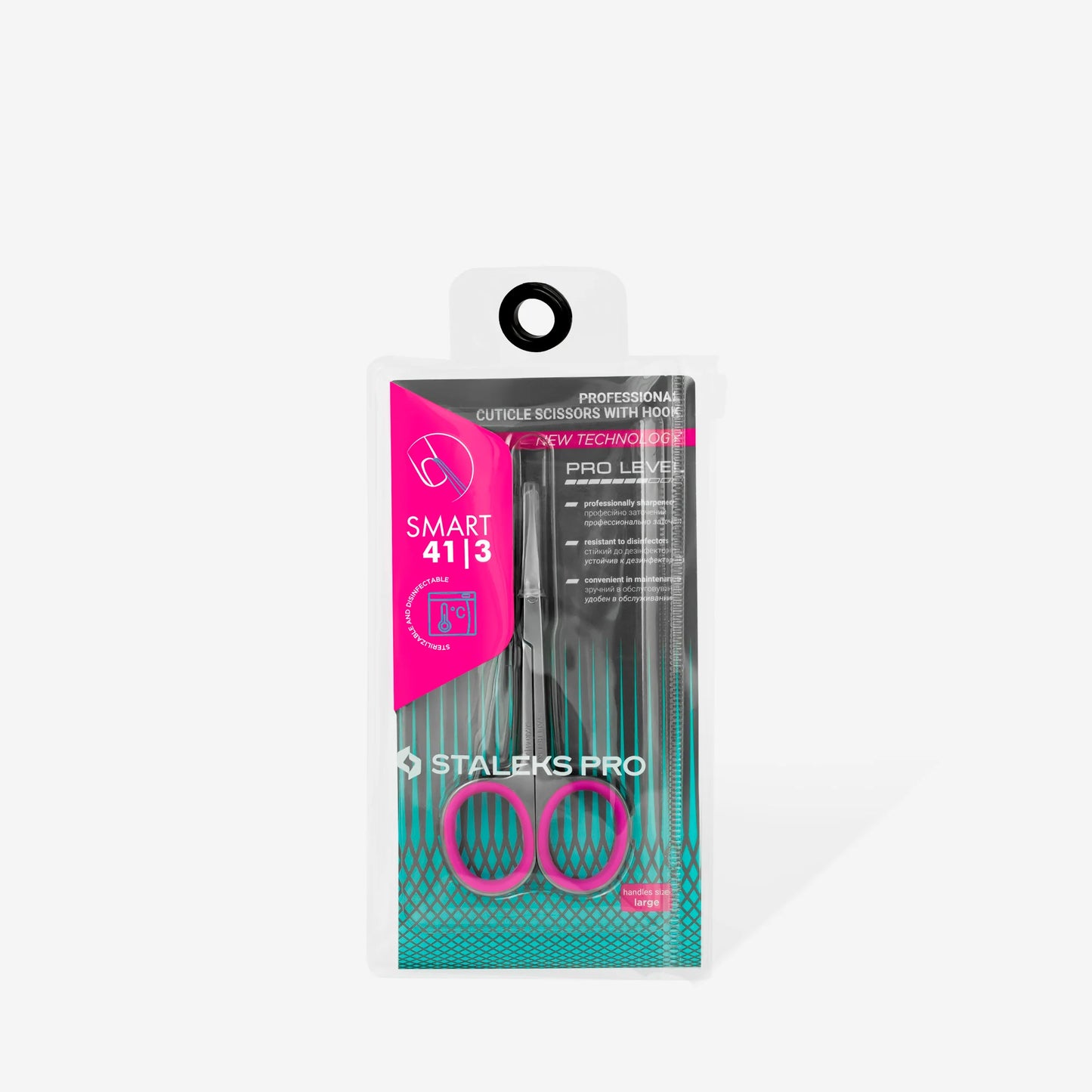 STALEKS Profesionalne škarjice za obnohtno kožico s kavljem Smart 41, tip 3