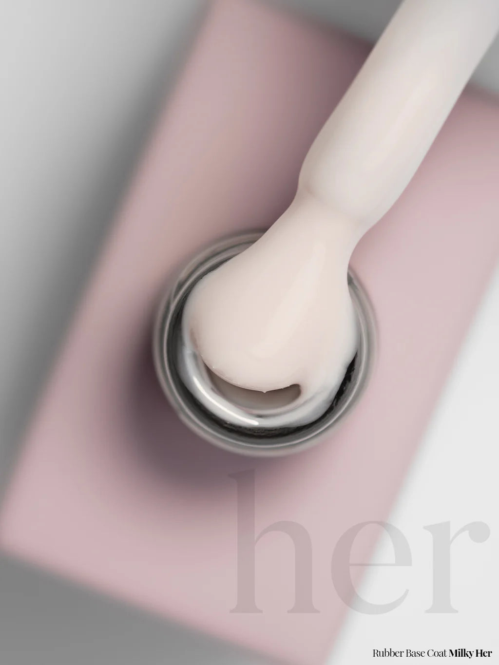 HER Barvna Rubber MILKY HER - 12ml