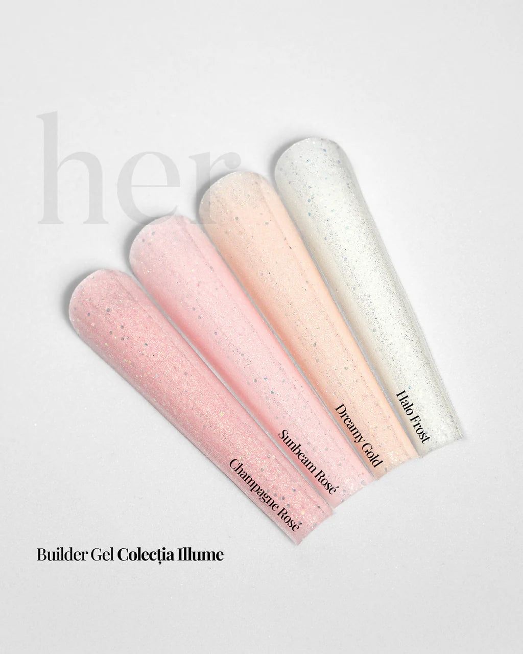 HER Gradilni Gel ILLUME - HALO FROST