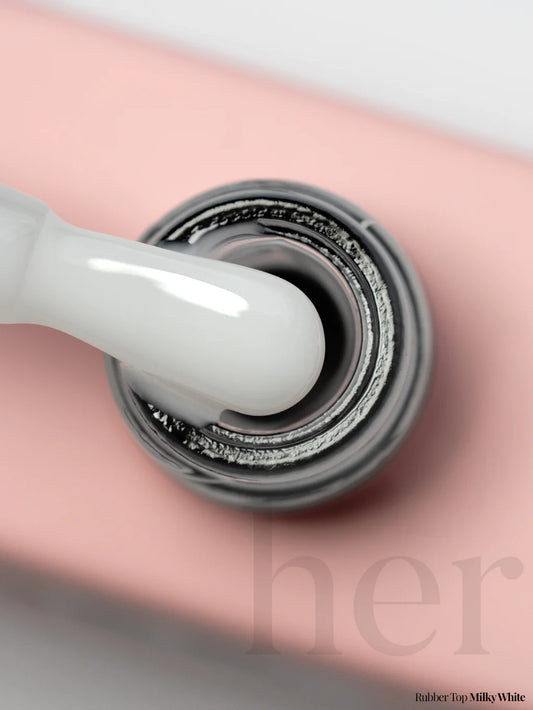 HER Zaključni Premaz Milky White 12ml