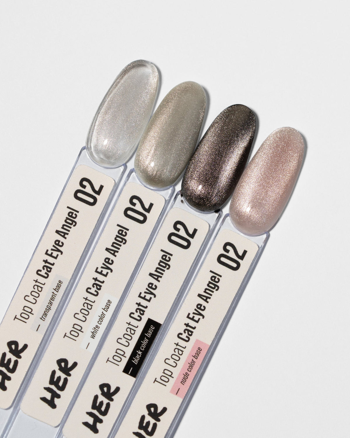 Top Coat Cat Eye Angel 02 - swatch