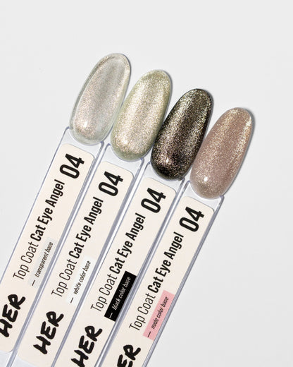 Top Coat Cat Eye Angel 04 - swatch