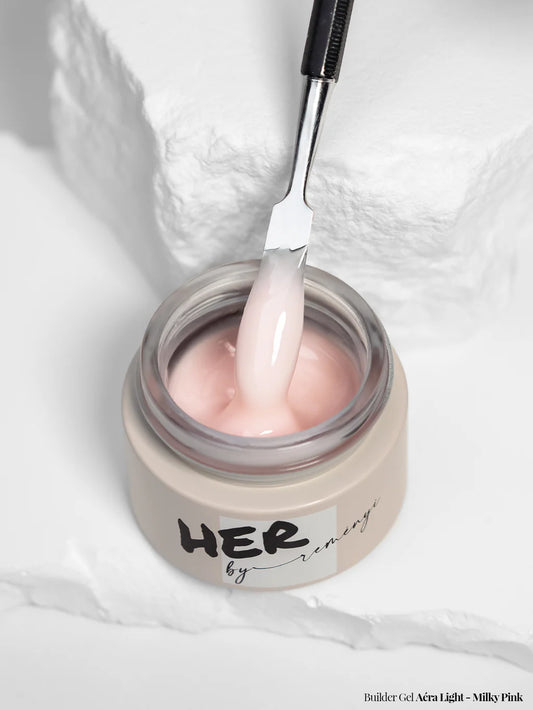 HER Gradilni Gel  Aéra Light - MILKY PINK
