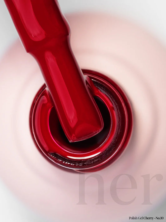 HER gel lak CHERRY no. 10 - 6ml
